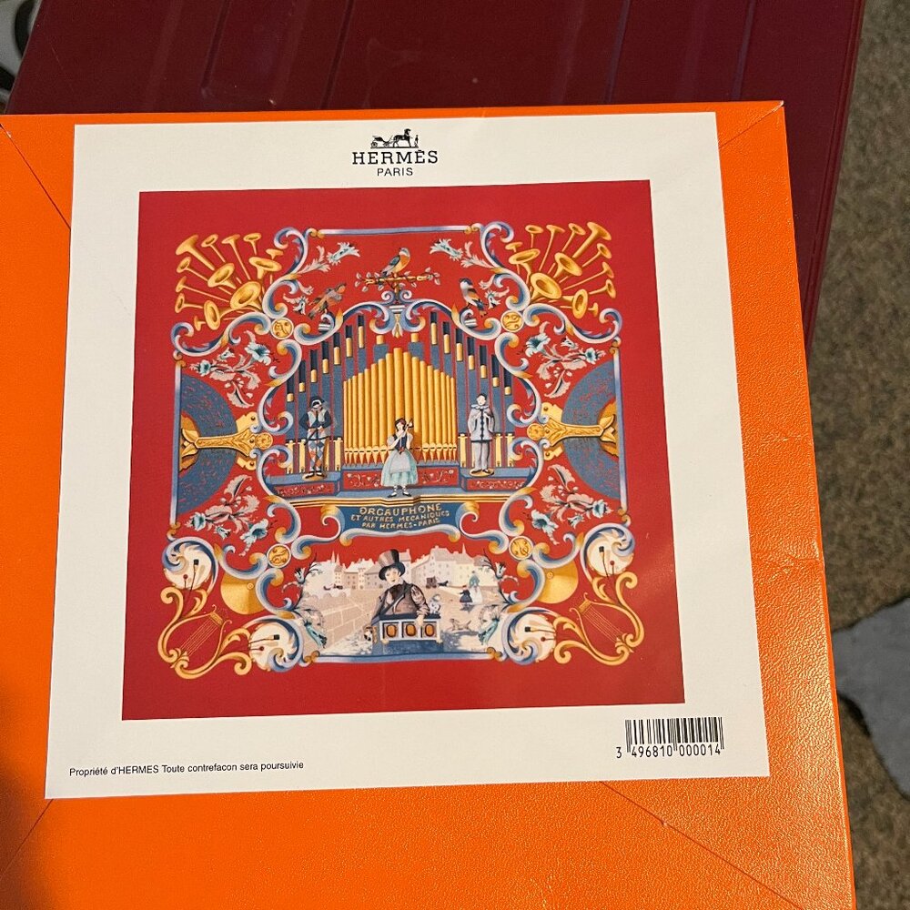 Vintage Hermes scarf: theatre